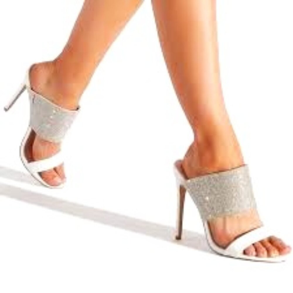 Shoe Dazzle Double Strap Mule